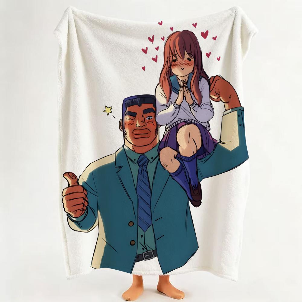 

Comic O Ore M Monogatari Throw Flannel Throw Blanket Suitable for Sofa Living Room Bedroom 75cmx90cm
