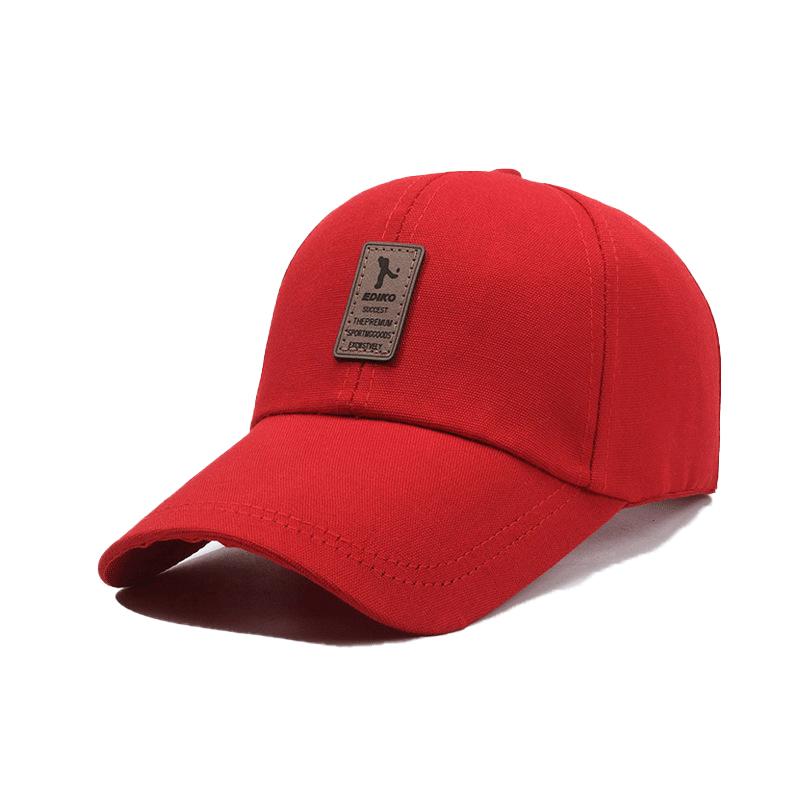 Dámska Pánska Letná Baseballová Čiapka Nastaviteľná Snapback Ochrana Pred Slnkom Vonkajšie Športy Hip Hop Jednofarebná Bavlnená Baseballová Čiapka Dizajnová Čiapka Pánska