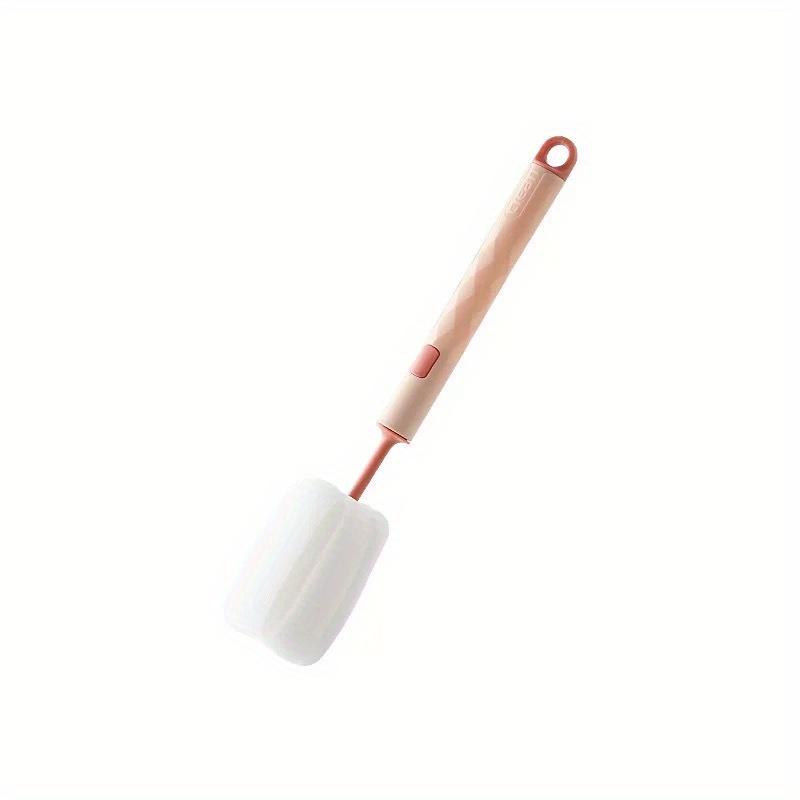 Soft Sponge Cup Brush, Long Handle Sponge Bottle Brush Drink Wineglass Bottle Glass Cup Washing Cleaning Kitchen
