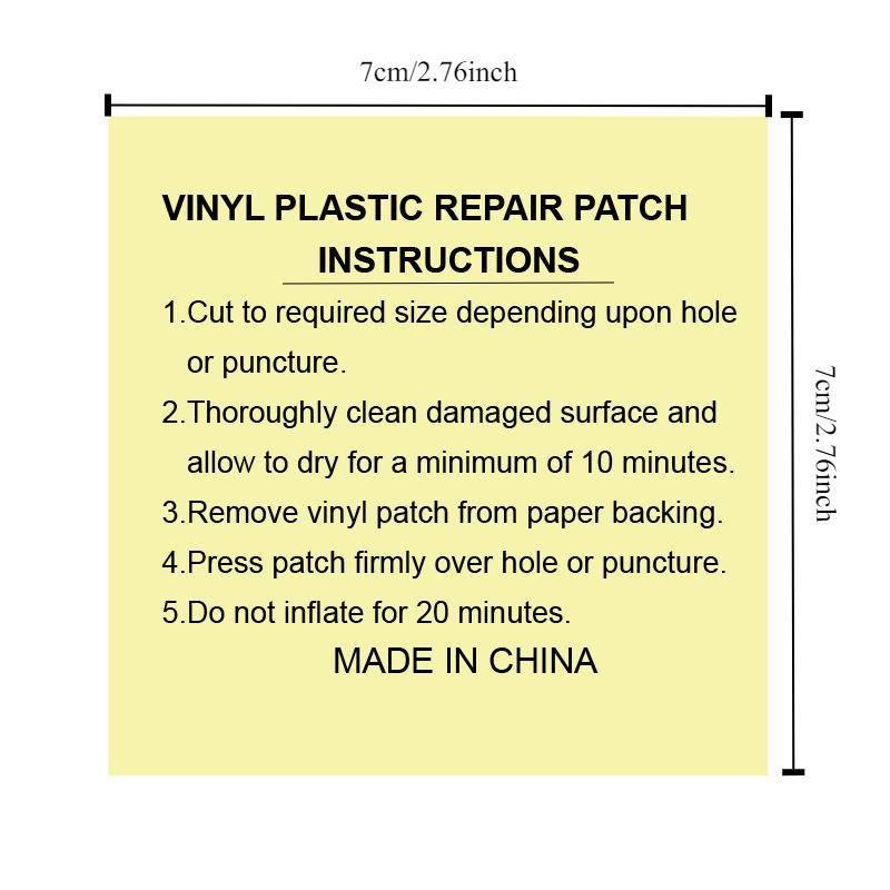 5/10Pcs PVC Waterproof Transparent Self Adhesive Nylon Patches Outdoor Tent Repair Tape Patch Accessories Tent Accessories