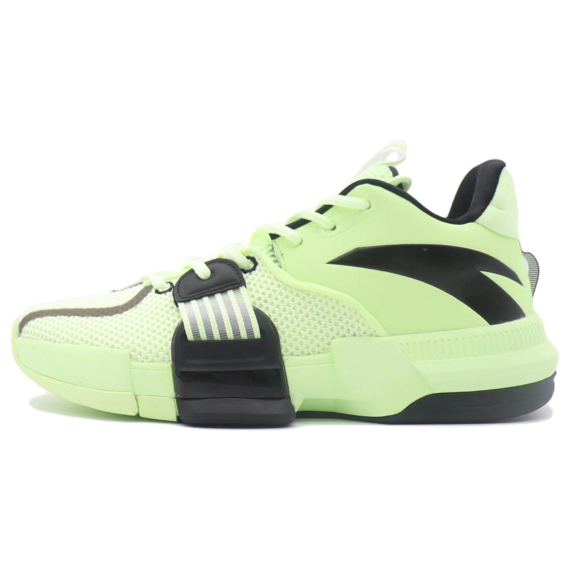 

Новые износостойкие амортизирующие нескользящие низкие баскетбольные кроссовки для мужчин Anta Qingkuang TD, неоново-зеленые, 112221618-2 44.5