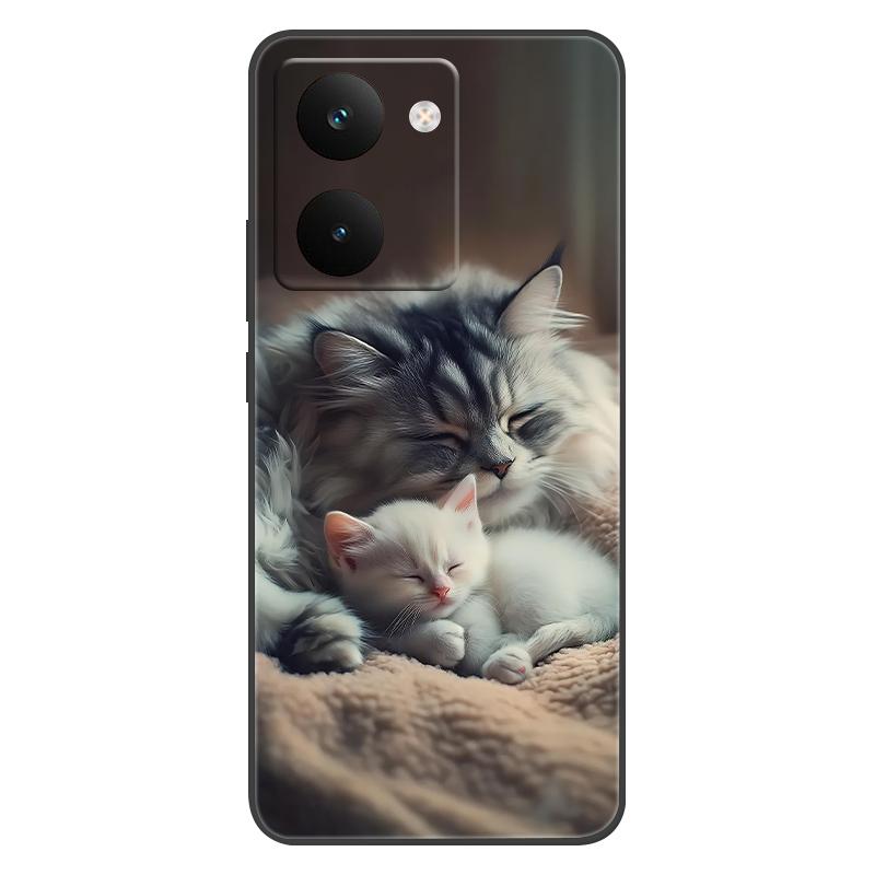 For Oppo Realme P3 Ultra 5G Case Ultra-light Texture Silicone Soft Shell Brand New Style Cool Scenery Cute Little Animals Case