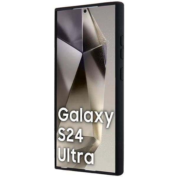 BMW Bmhms24L23Srok S24 Ultra S928Czarny/Black Hardcase M Silicone Printed Ring Magsafe