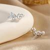 Exquisite Inlay Imitation Pearl Branch Leaf Shape Stud Earrings for Women Casual Banquet Statement Ear Jewelry Gifts