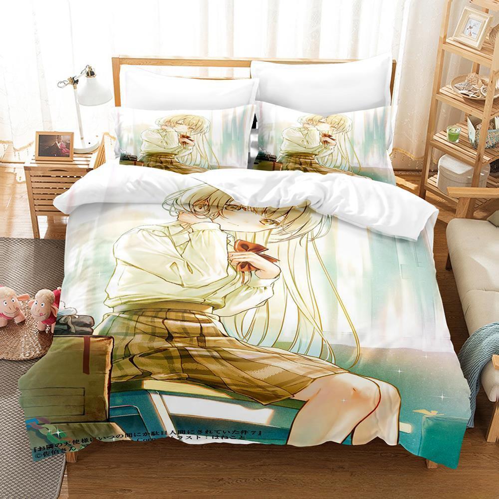 New The Angel Next Door Spoils Me Rotten Bedding Set Single Twin Full Queen King Size Bed Set Adult Kid Bedroom Duvet Cover Set