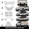 TPU fólie na ochranu laku pro Polestar 4 2024 2025 Proti poškrábání Průhledná PPF Karoserie