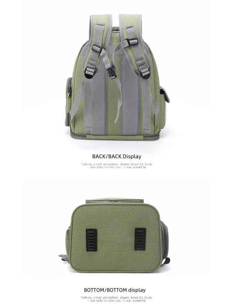 Large Capacity Transparent Pet Backpack - Breathable Space Capsule Design for Cats
