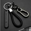 Anti-lost Number Plate Mobile Phone Braided Rope Keychain with 8-Shaped Buckle Pendant