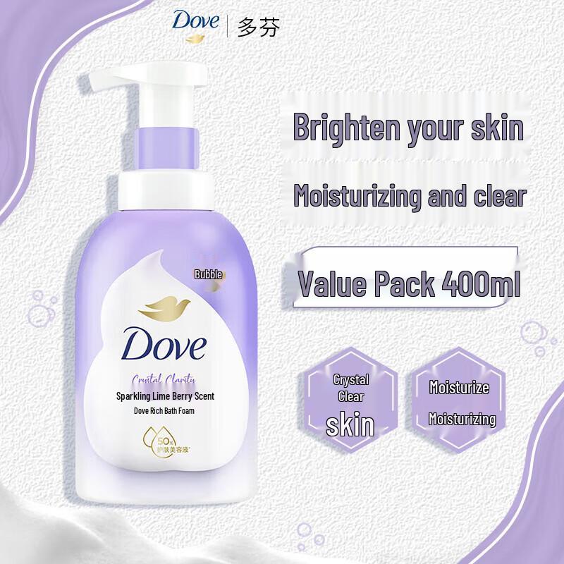 Dove Нежный пенящийся гель для душа с ниацинамидом