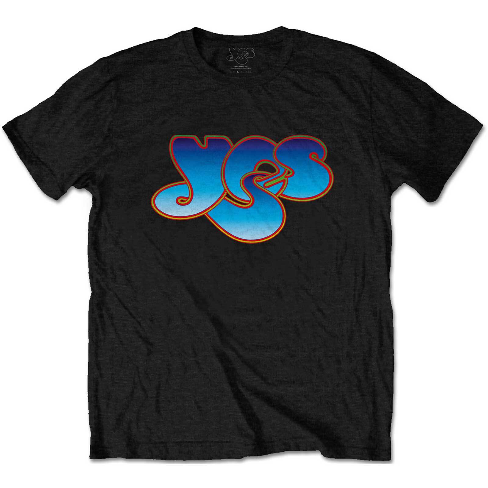 Yes Unisex T-Shirt: Classic Blue Logo S