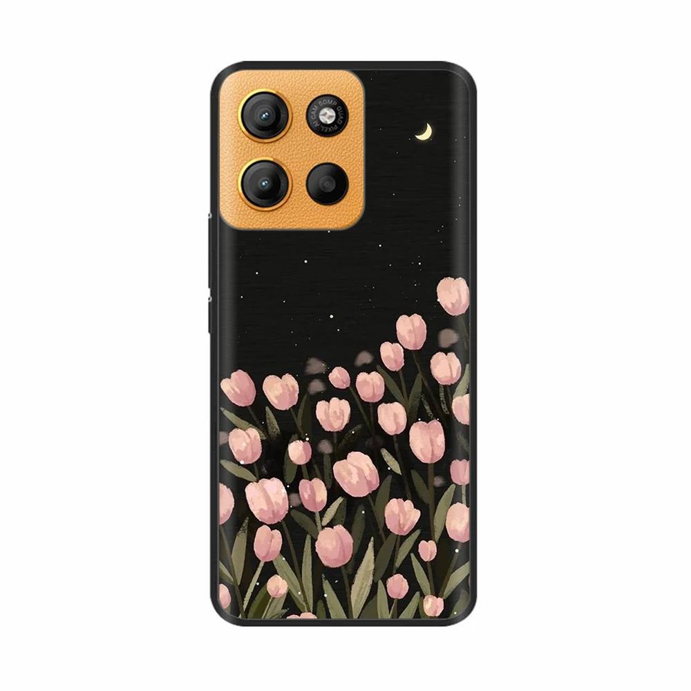 For Motorola G15 Case Cute Phone Case Funny Back Cover For Moto G15 Power Camera Protection Soft Original Liquid Silicone Cases