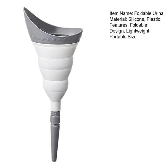 Foldable Female Urinal Device Outdoor Travel Camping Hiking Emergency Pee Conch Funnel Portable Reusable