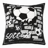 Soccer Ball Throw Pillow Covers Galaxy Fire Ice Soccer Double-Sided Printed Cushion Cases Sports Home Decor Bedroom Living Room