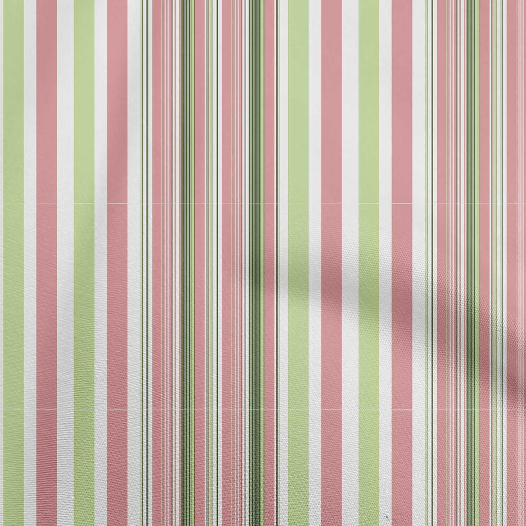 oneOone Cotton Flex Beige Fabric Stripes Dress Material Fabric Print Fabric By The Yard 40 Inch