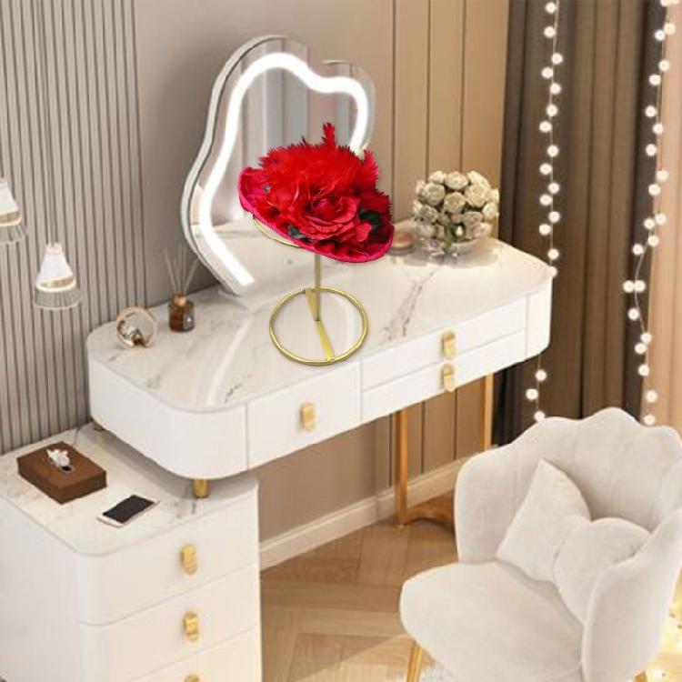 Stable Sturdy Wig Head Holder Wire Freestanding Wig Stand Hat Display Stand