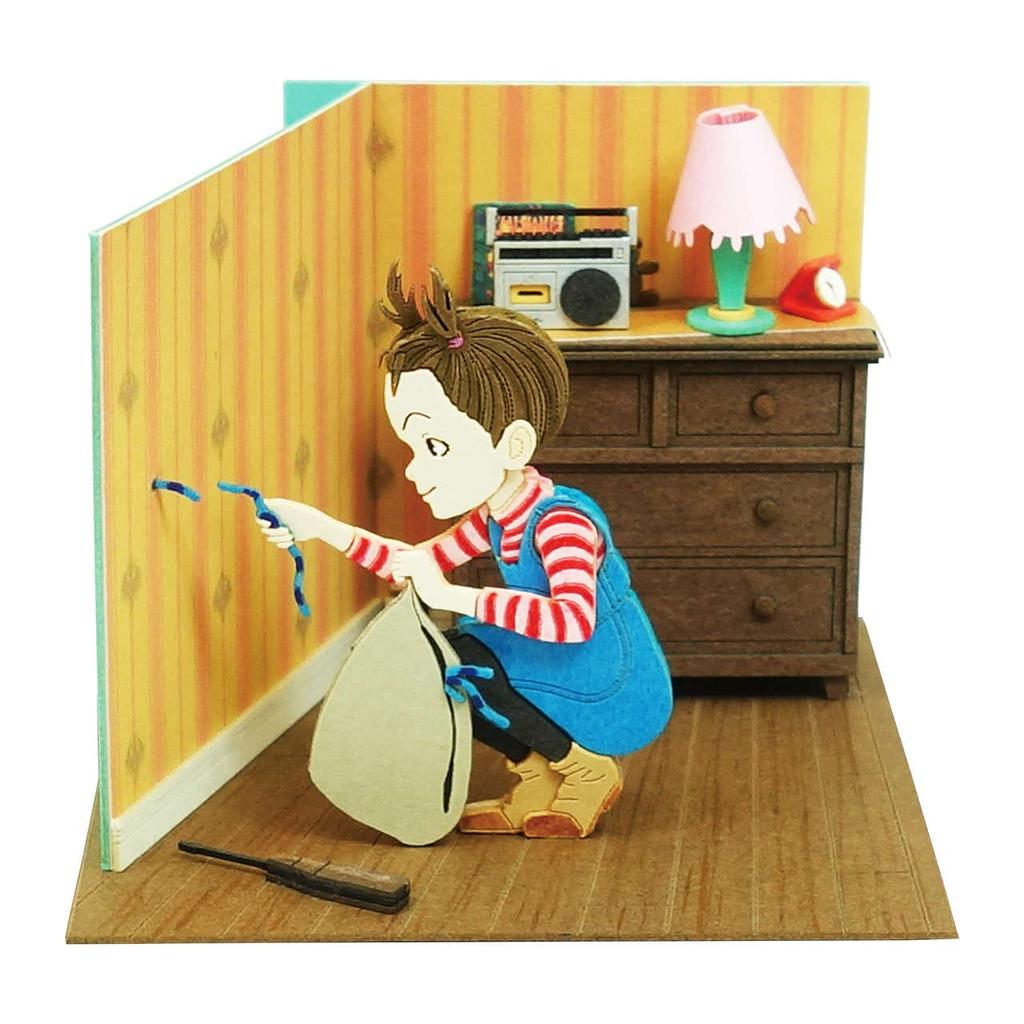 Sankei Studio Ghibli Mini Aya and the Witch Aya Hiding the Earthworm Paper Craft Series - MP07-129