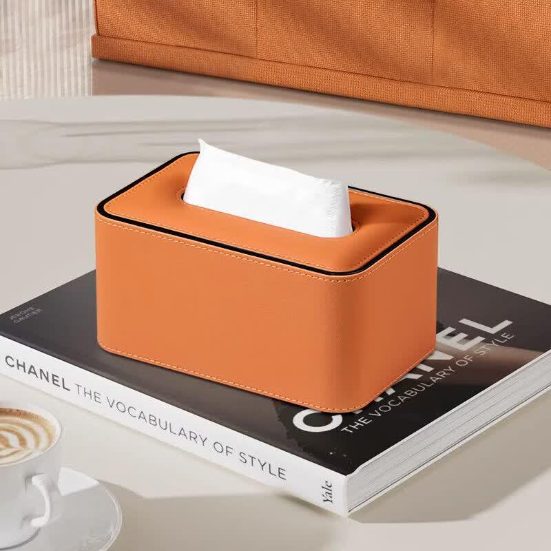 Yu Duo HC Leather Tissue Box