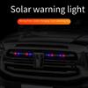 SEAMETAL Mini LED Solar Auto Warnleuchte Kabellose Diebstahlwarnleuchte Blinkende Alarmlampe