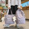 Lightweight Large-capacity Backpack Junior High School Students New High-face Sen Series Ins Small Fresh Sweet Butterfly