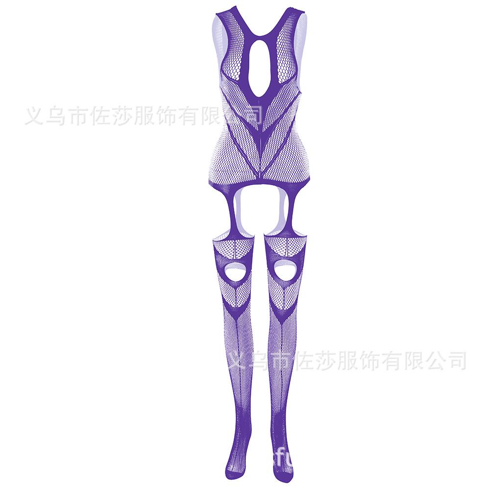 Sex Underwear Uniform Jacquard Lace-up Crotch Tights Stockings New Models