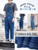 Kayiyasu Plus Size Denim Casual Loose Sizes Workwear for and Winter Blue Men's Overalls, 40-100kg Capacity, Overalls, Pants, Fit, Workwear, Long,