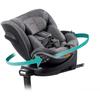 Car Seat - BABYAUTO - SCUDDA GREY DOBBY - From Birth To 12 Years - 0-36 Kg - I-Size - ISOFIX - 360° Swivel - ECE R129