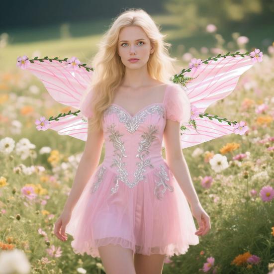 Women Butterfly Wings Elastic Straps 3D Design Fairy Wing Dress Up Halloween Costumes Photography Props