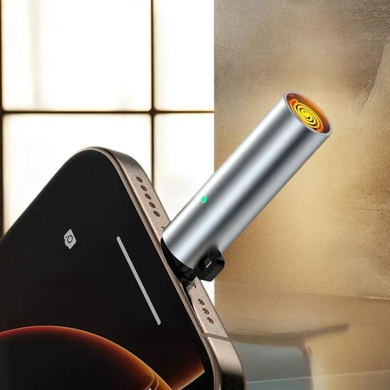 Single Portable Mini Electronic Lighter With TYPE-C Functionality, Windproof and Energy Saving - Ideal For Outdoors