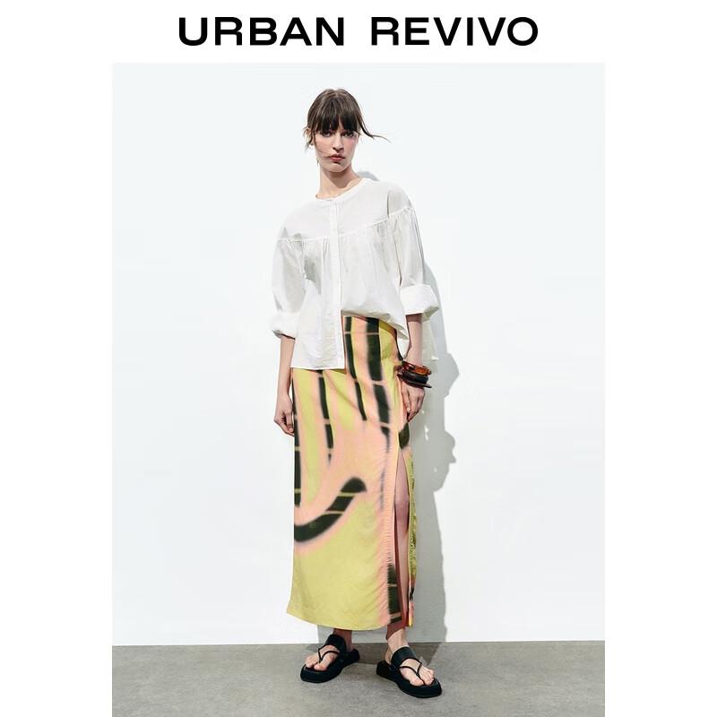 UR Women's 2025 Autumn Loose-Fit Cotton Pullover Shirt