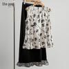Women's Lyocell Linen Ink Print Sleeveless Vest