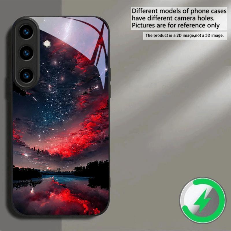Deep night sky nebula suitable for Samsung Galaxy S26 S20 FE S21 S22+ S22 S23 Plus S24 Ultra S25 Edge 24 26 Glass Phone Case
