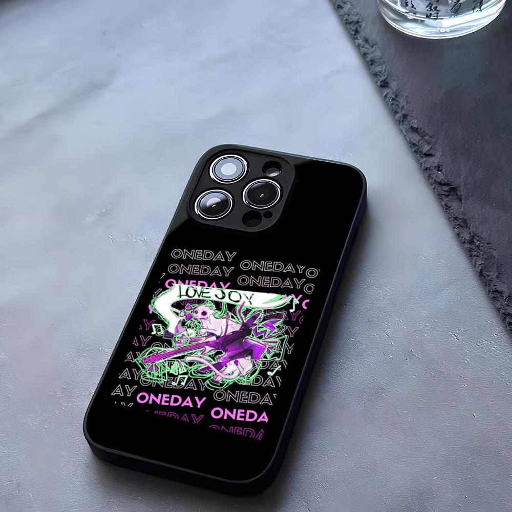 Cartoon Lovejoy Band Phone Case Tempered Glass For IPhone 17 13 14 16 12 15 11 Pro Max Plus Mini X XR SE2020 Coque