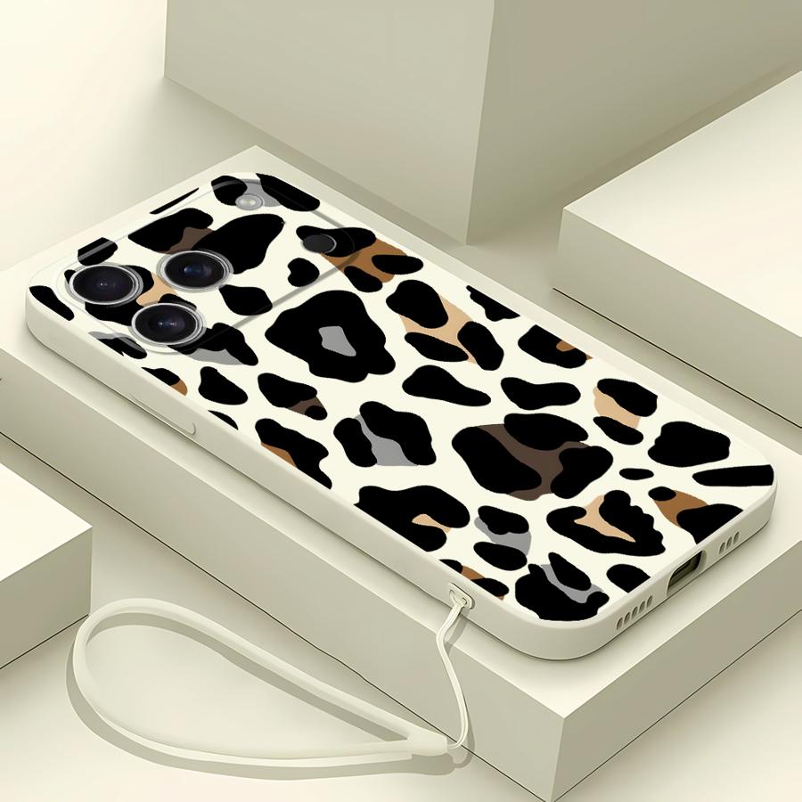 Phone Cover Case for Apple iPhone 17 Pro Max 12 Plus 16 11 XS XR 7 8 Air 15 13 Mini Leopard Art