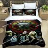 New Guns n'roses bplus retro Beding Set Printed Bed Linen Set With Pilowcase Bed Soft Duvet Cover Soft Single Double Quen Super King-Sized Dimensionsd