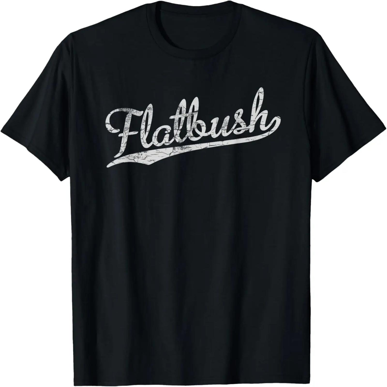 

Cool Retro Vintage Flatbush NY T-Shirt XXXXXL чёрный