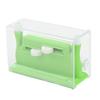 Multifunctional Needle Threaders Double Hole Design 2.6x4.4x7.2cm 1.0x1.7x2.8in Plastic Embroidery Needle Threader Green