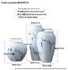 Jingdezhen Ceramic Vase for Floral Arrangements - Home Decor Ornament