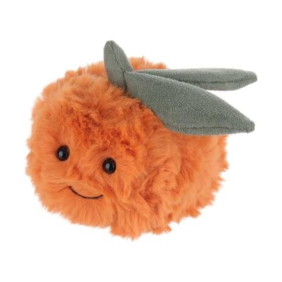 Apricot Lamb Delicious Mandarin Plush Toy - Soft, Cute, Fluffy, 7cm