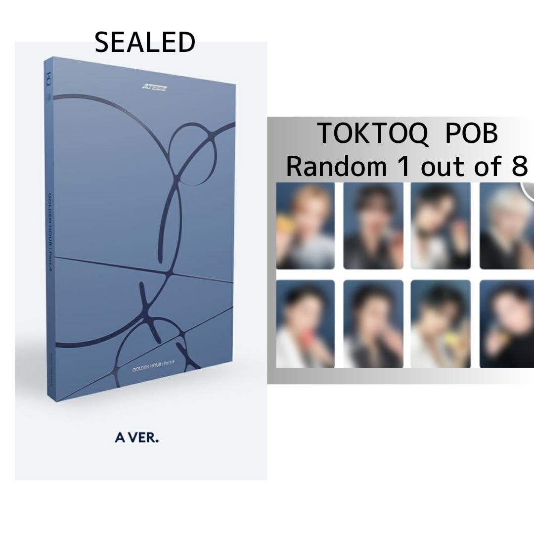 

ПРЕДЗАКАЗ ATEEZ 13-го GOLDEN HOUR : Часть 4 ЗАПЕЧАТАННЫЙ CD + TOKTOQ Подарок при покупке A ver + POB