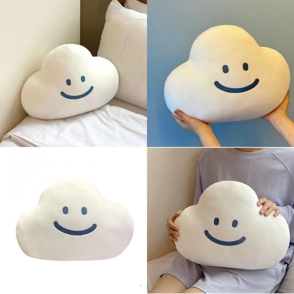 Soft And Cuddly Cloud Emoji Pillow For Girls Unique Korean Ins Design