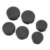 6Pcs Frame Hole Cover Caps Black Dust Resistant Waterproof Rugged Reliable Motorcycle Frame Hole Plug for CB125R CB150R