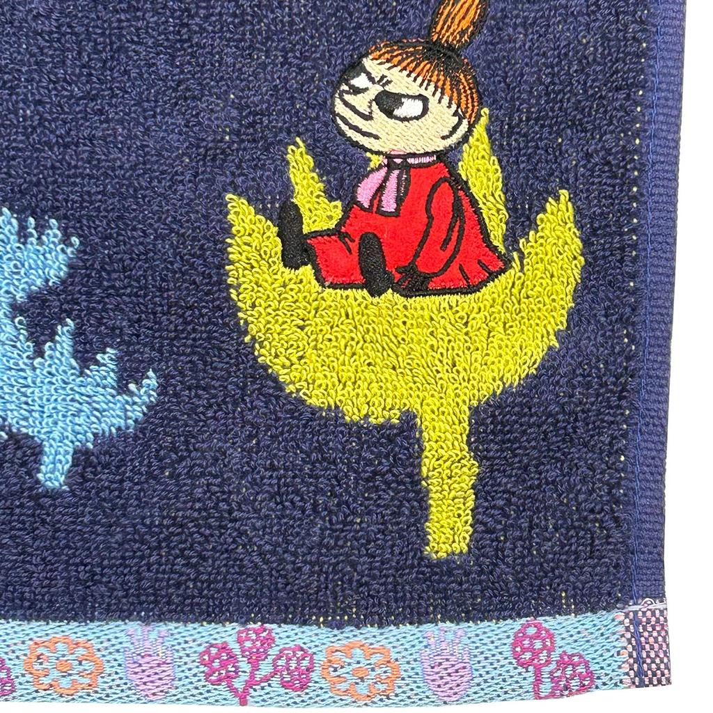 Marushin Moomin Face Towel Night Stroll 1405038600