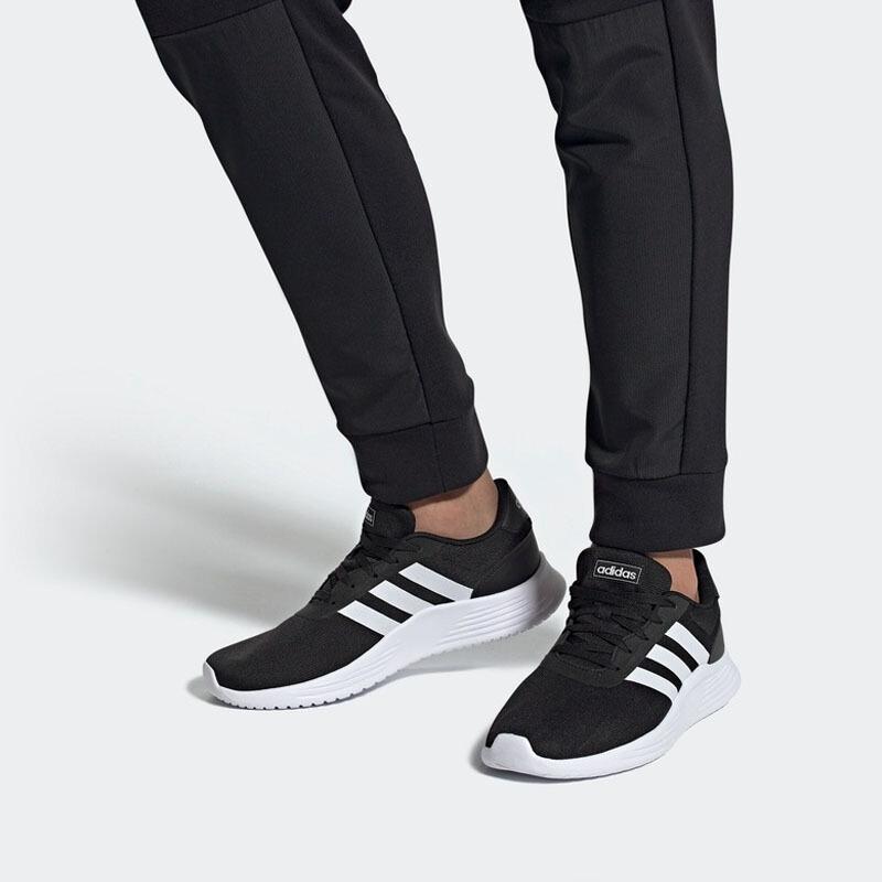 Adidas Lite Racer 2.0 Core Black Men Sneakers Cloud-White EG3283