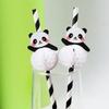 50PCS Disposable Biodegradable Paper Straws Food Grade Festival Decoration Party Desserts Juice Beverages Creative Styling Straw