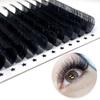 16-Row Matte Round Mink Velvet Manga Style Eyelashes - Natural, Comfortable, Dense, and Manually Bloomed.