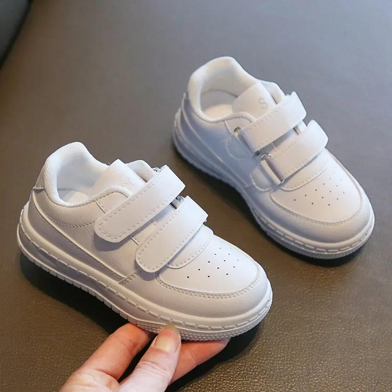 Children's Sneakers Boy Fashion Non-slip Girls White School Tennis Shoes Spring Autumn Versatile Kids Casual Shoes for Sports