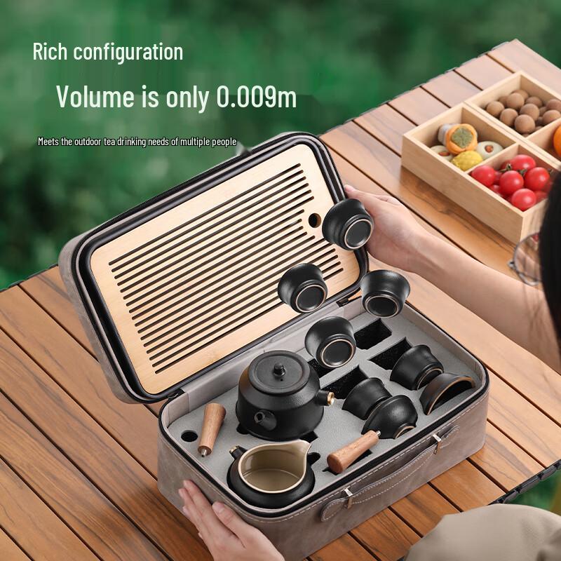 Portable Ceramic Travel Tea Set