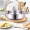 ZISIZ Round Stainless Steel Mixing Bowl