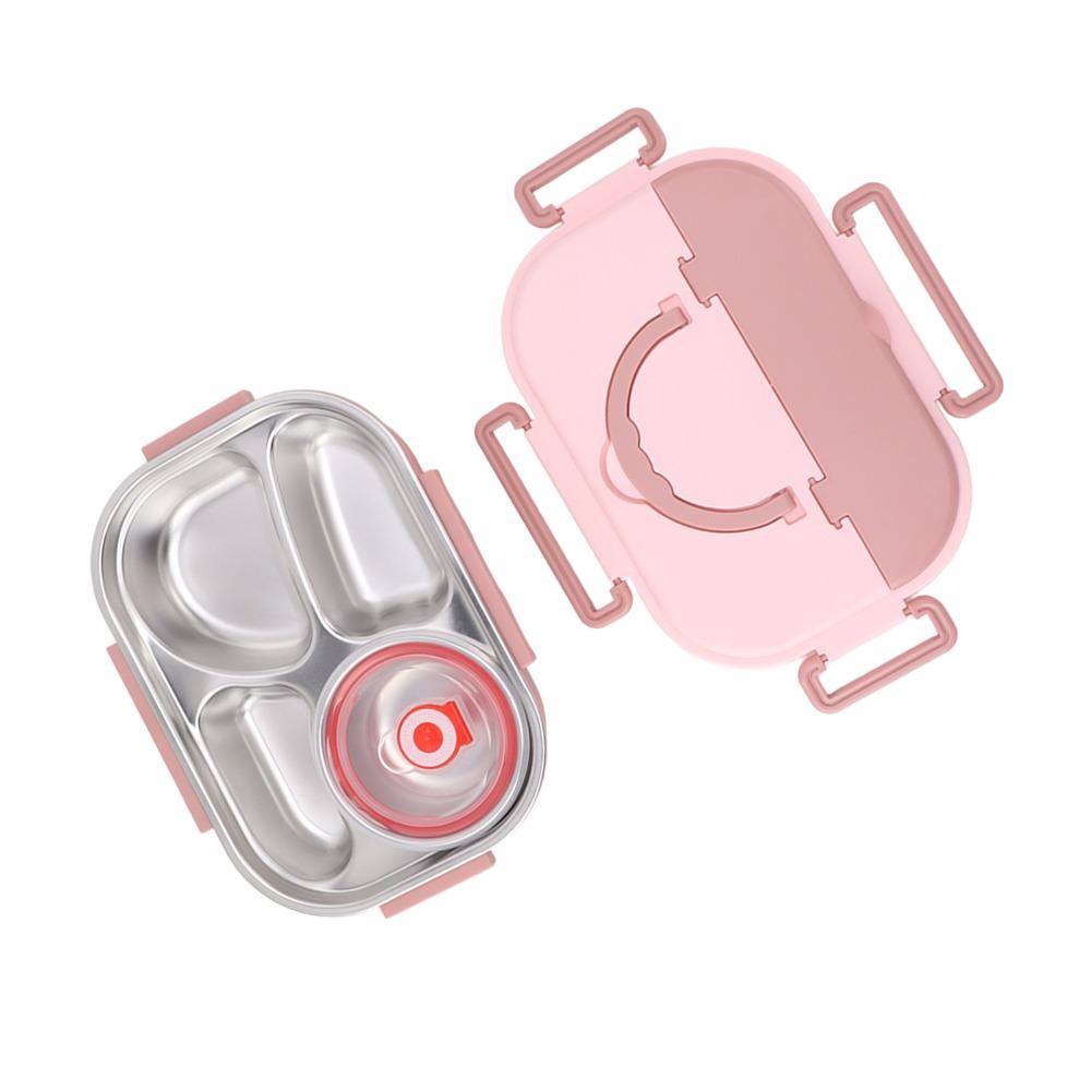 1200ml Lunch Storage Container 304 Stainless Steel Food Container Compartment Lunch Box  For Office