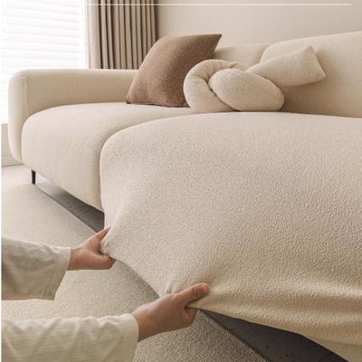 New Chenille Sofa Cover Lazy All In One All Inclusive Anti Cat Scratch Thickened High Elastic Anti Slip Fixed Straight Cover